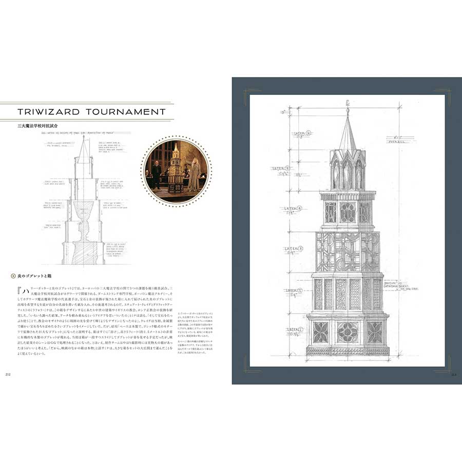 映画『ハリー・ポッター』シリーズ 公式美術設定＆図面集 | ハリー 